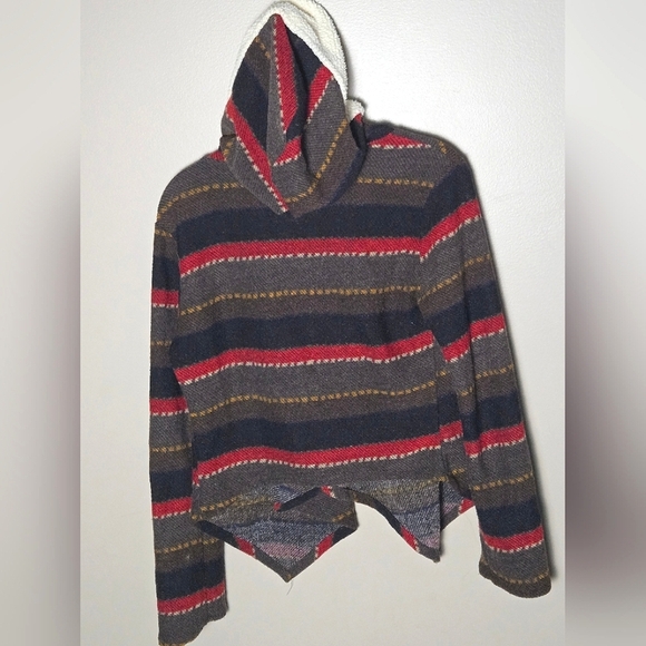 Olsenboye Boho Cottagecore Hooded Toggle Close Cardigan, Small - Picture 2 of 4